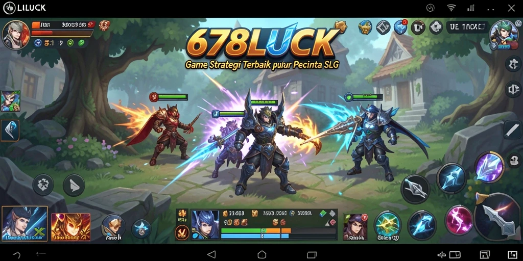Tangkapan layar utama gameplay 678LUCK dengan nuansa strategis yang mendalam.