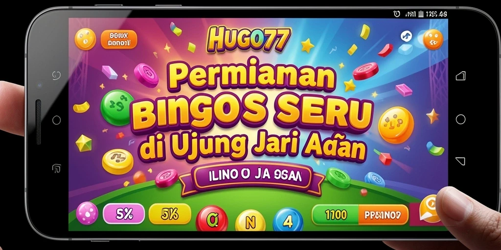 Tampilan gameplay HUGO77 yang seru dalam permainan Bingo.