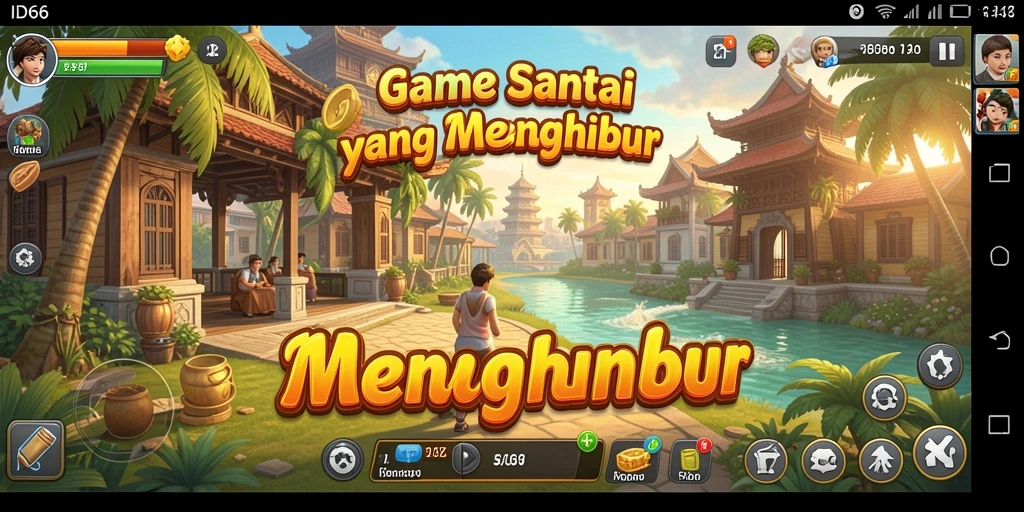 Tampilan gameplay ID66 yang seru dan penuh warna.