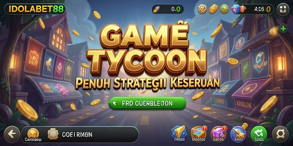 Tangkapan layar dari gameplay IDOLABET88 yang menampilkan aktivitas bisnis.