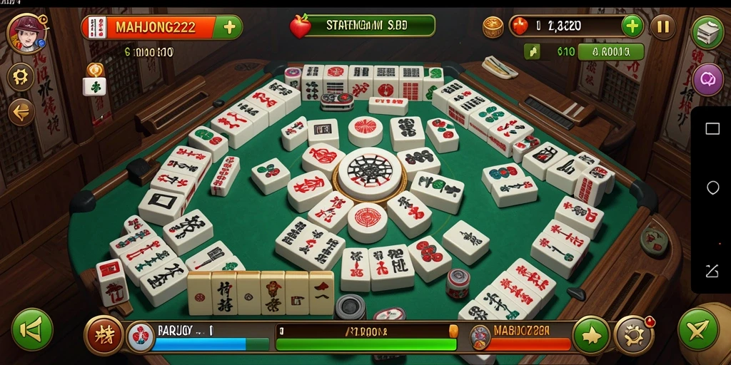 Tampilan gameplay menarik MAHJONG222 dengan strategi yang mendebarkan.
