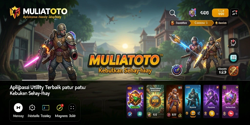 Tampilan antarmuka MULIATOTO yang intuitif dan menarik.