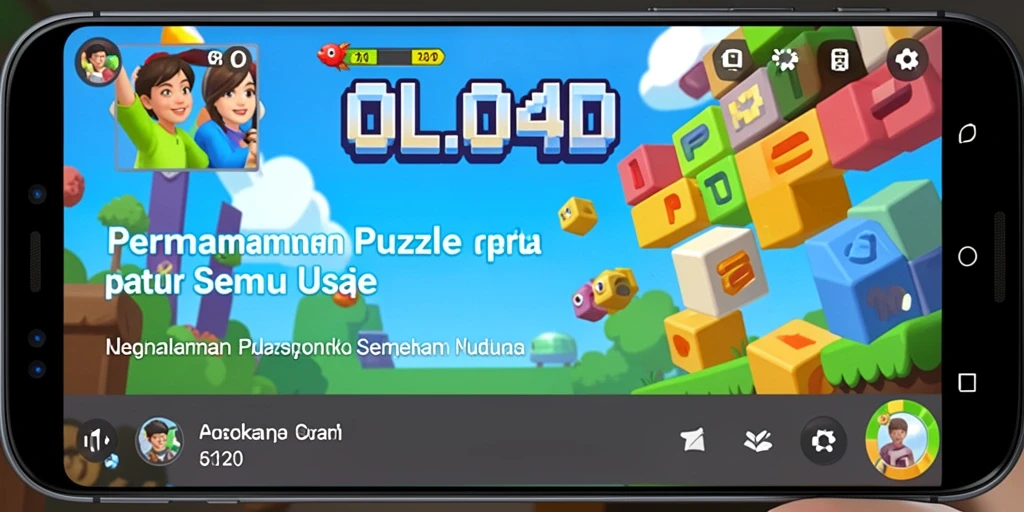 Tangkapan layar OLLO4D menampilkan gameplay Puzzle yang menantang dan mengasyikkan.