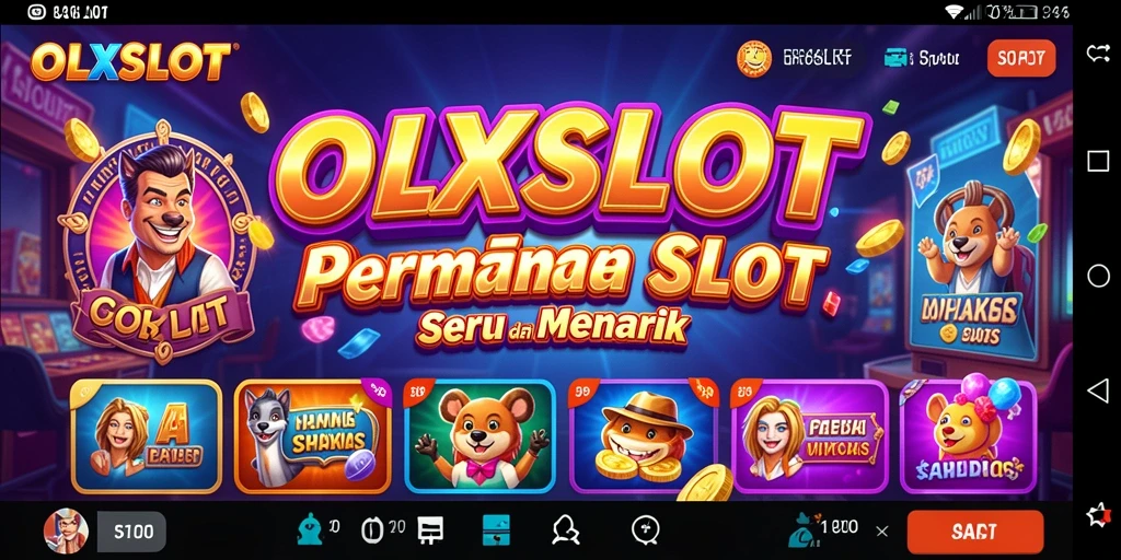 Tampilan gameplay seru di OLXSLOT dengan tema slot menarik.