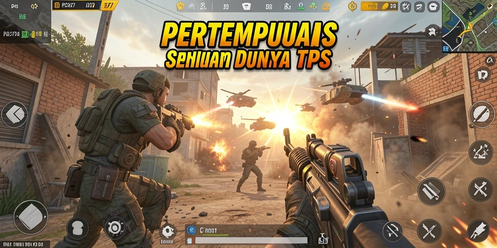 Tangkapan layar menampilkan aksi pertempuran intens di PCX777.