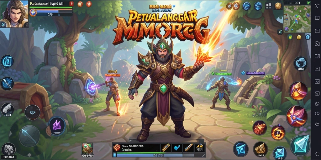 Tangkapan layar PG11 menampilkan aksi seru dalam gameplay MMORPG.