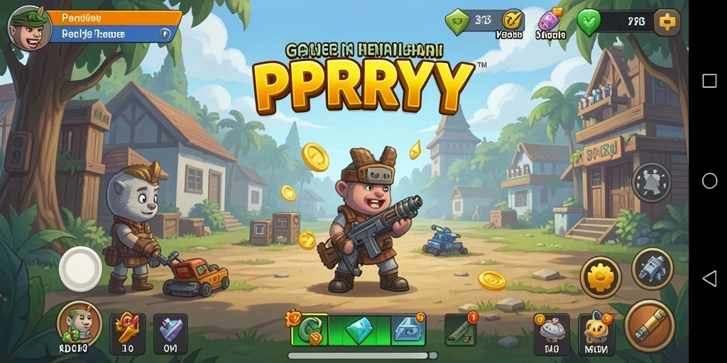 Tangkapan layar dari gameplay PPRRYY yang menarik dan santai.