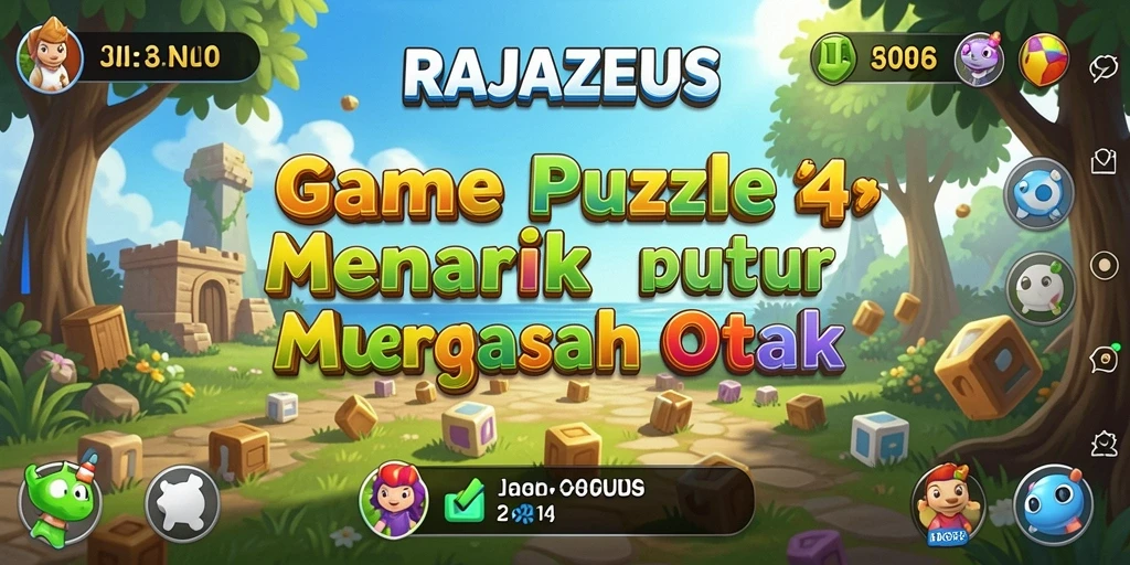Gameplay RAJAZEUS yang mengasah otak dan tantangan seru.