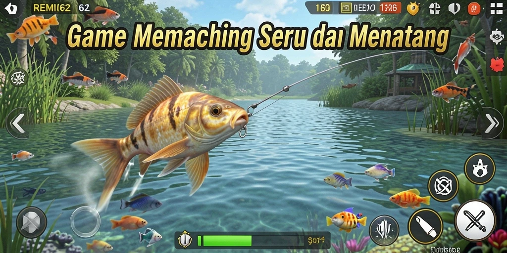 Tangkapan ikan besar di tengah lautan dalam REMI62.
