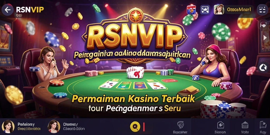 Tangkapan layar gameplay RSNVIP memperlihatkan keseruan permainan Kasino.