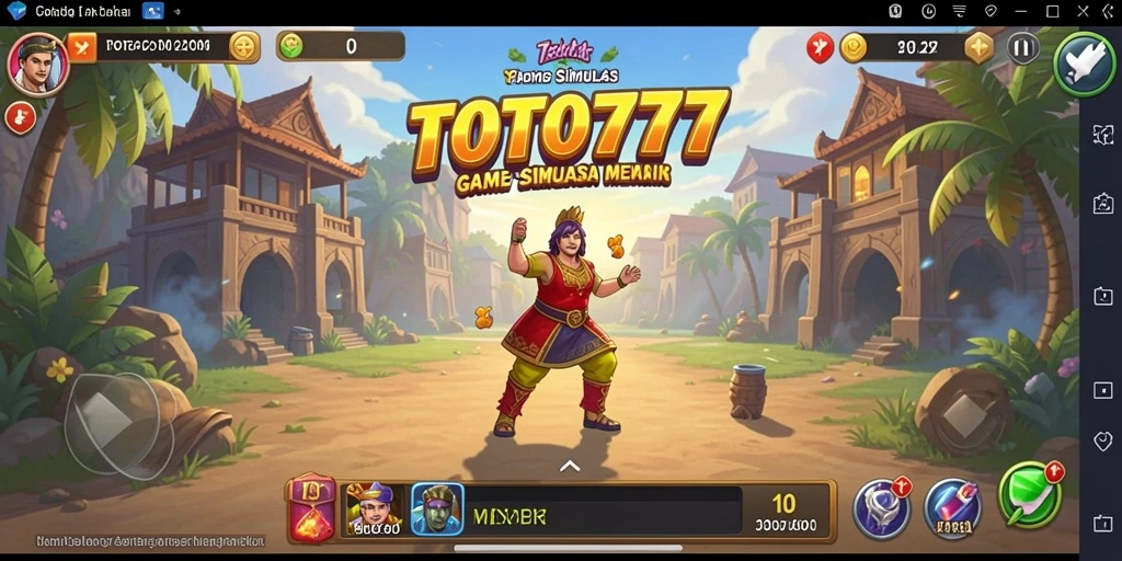 Screenshot TOTO777 menampilkan aksi gameplay yang seru dan interaktif.