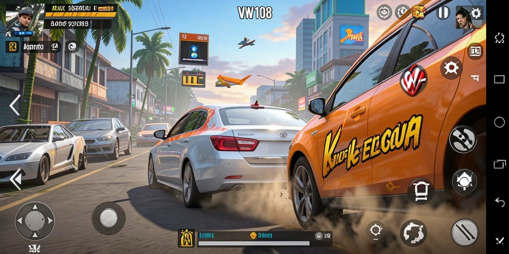 Tampilan gameplay VW108 dengan aksi yang mendebarkan.